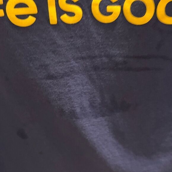 Life is Good Men's Navy T-Shirt Size small #369 - Picture 4 of 5